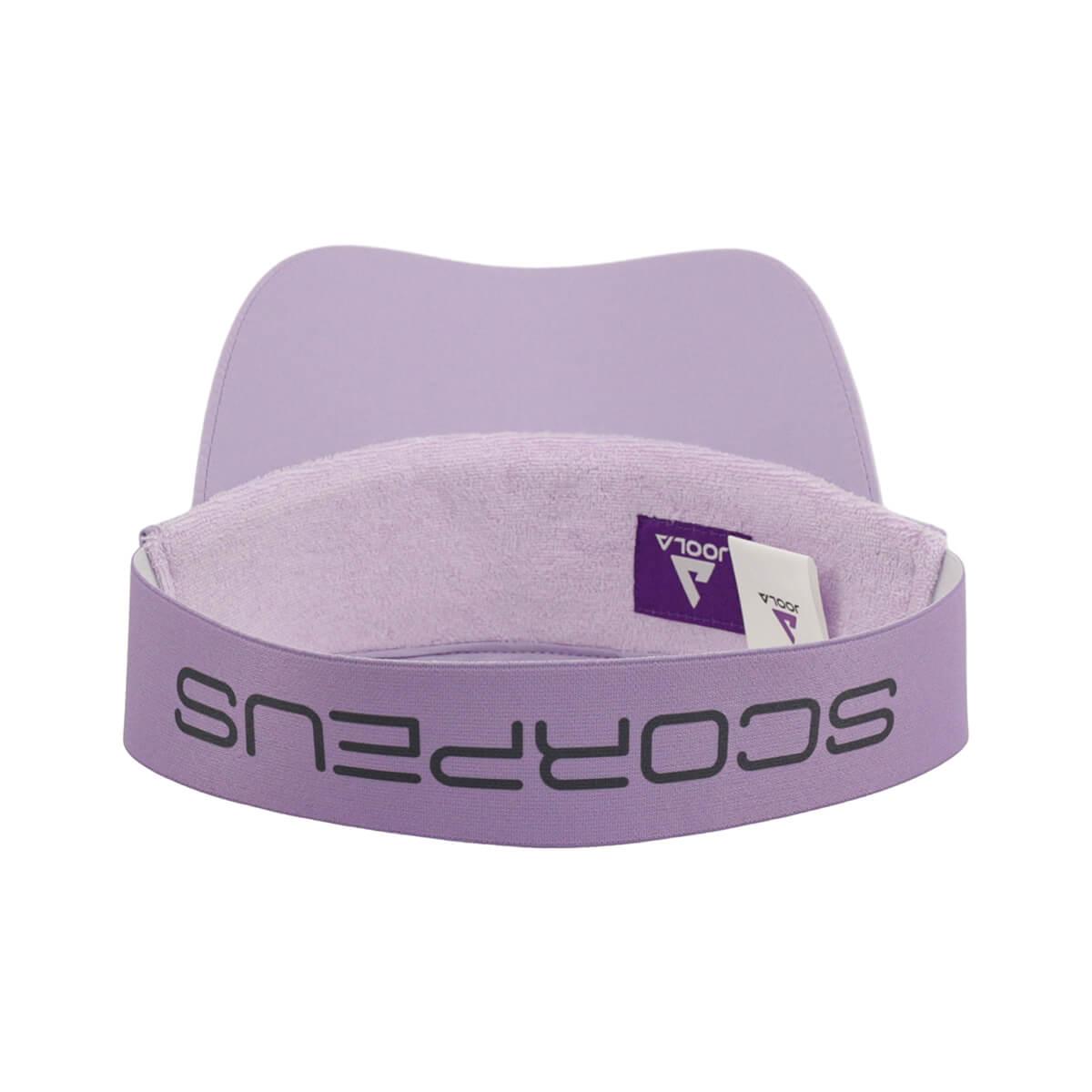 Zoom auf die Materialstruktur des JOOLA VISOR-Kappe SCORPEUS, zeigt die hohe Qualität.