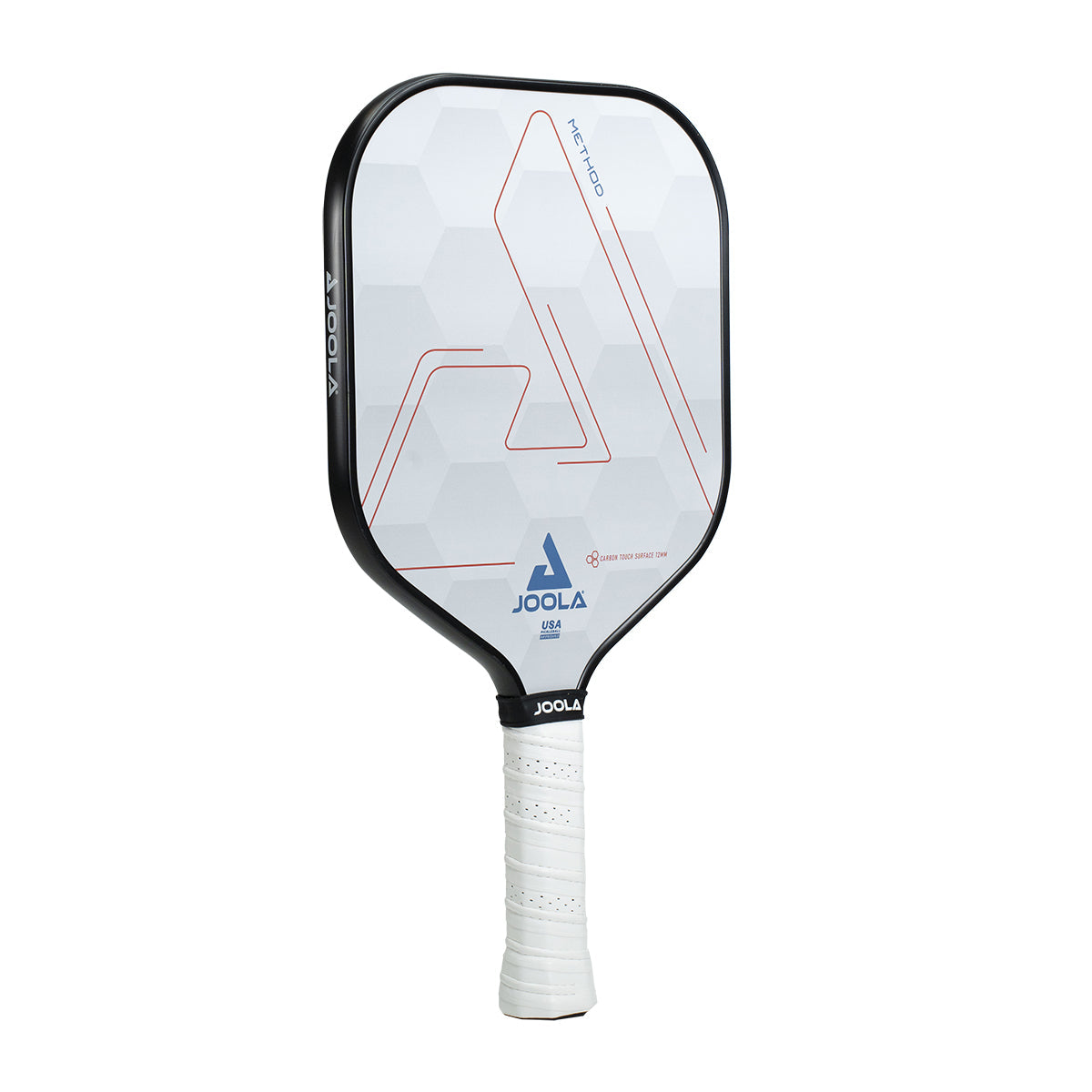 Detailaufnahme des JOOLA Pickleball Schläger Method CTS 12, zeigt die Oberfläche und Struktur.