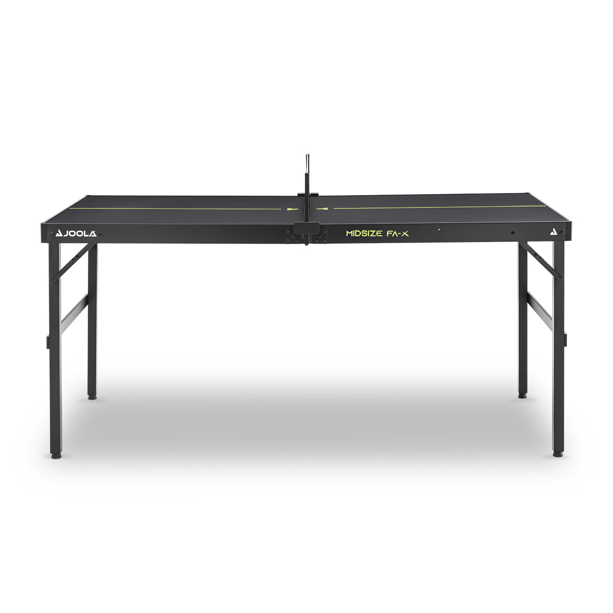Schwarzer JOOLA Midsize FA-X Tischtennistisch mit Netz, faltbar und klappbar.